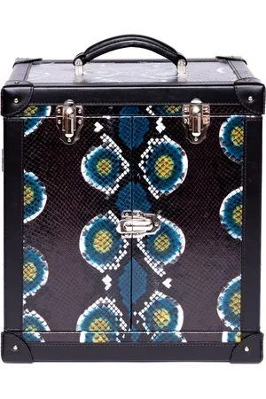 Rapport London Amour Deluxe Printed Snake-Effect Leather Jewellery Trunk - Men
