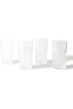 SOHO Huxley Set of Four Highball Crystal Glasses - Men
