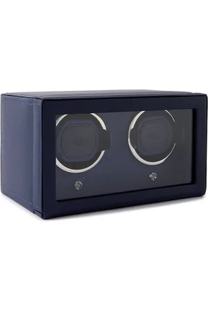 Wolf Club Full-Grain Vegan Leather Double Watch Winder - Men