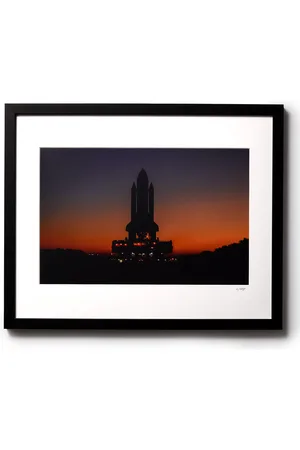 Sonic Editions Framed 1985 Space Shuttle Atlantis Print, 16" x 20" - Men