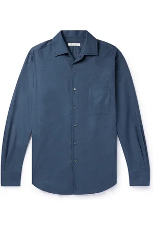 Loro Piana André Cotton-Flannel Shirt - Men - - XS
