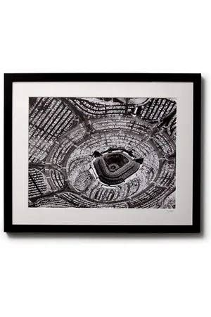 Sonic Editions Framed 1962 Parking Lots, LA Dodgers Stadium Print, 16" x 20" - Men