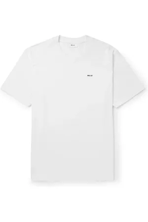 NN.07 Adam 3209 Logo-Embroidered Pima Cotton-Jersey T-Shirt - Men - - S