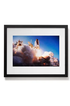 Sonic Editions Framed 2011 Discovery Lift Off Print, 16" x 20" - Men