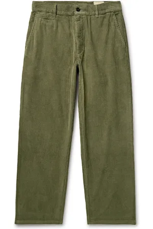 Portuguese Flannel Straight-Leg Cotton-Corduroy Trousers - Men - - XL