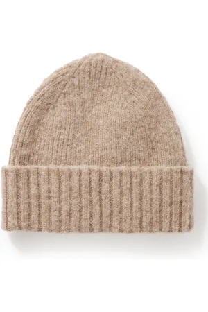 Mr P. Ribbed Brushed-Lambswool Beanie - Men