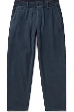 Portuguese Flannel Straight-Leg Cotton-Corduroy Trousers - Men - - S