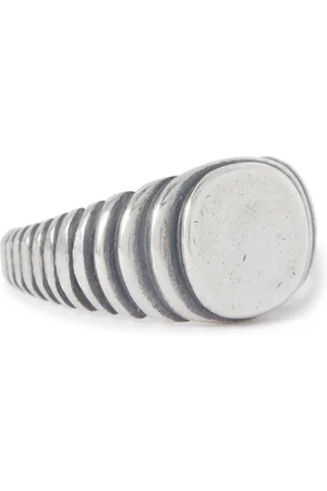 M. COHEN Lira Sterling Signet Ring - Men - - 11