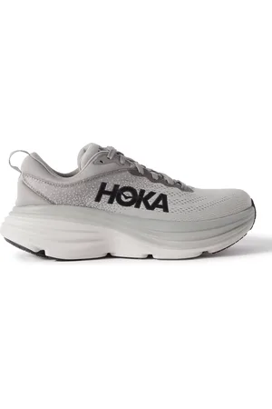 Hoka One One Bondi 8 Rubber-Trimmed Mesh Running Sneakers - Men - - US 9