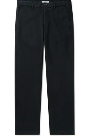 MR P. James Tapered Garment-Dyed Cotton and Linen-Blend Trousers for Men |  MR PORTER
