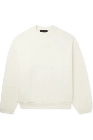 Logo-Appliquéd Cotton-Blend Jersey Mock-Neck Sweatshirt