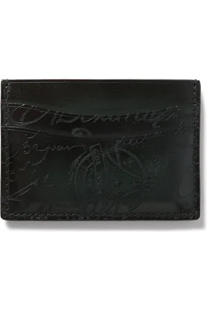 Berluti Bambou Scritto Venezia Leather Cardholder - Men