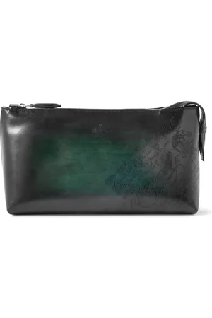 Berluti Ivy Scritto Venezia Leather Pouch - Men