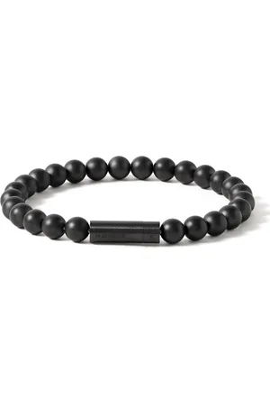 Le Gramme Le 28 Brushed-Ceramic Beaded Bracelet - Men - - 17