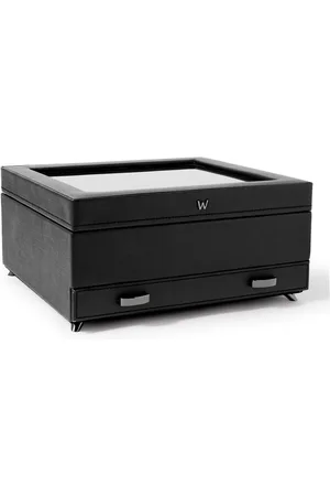Wolf Porter Cross-Grain Vegan Leather Watch and Jewellery Box - Men