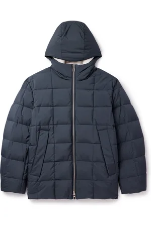 Loro Piana Quilted Shell Down Hooded Jacket - Men - - L