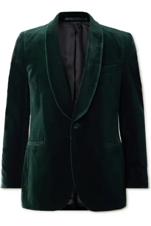 Mr P. Cotton-Blend Velvet Tuxedo Jacket - Men - - 40