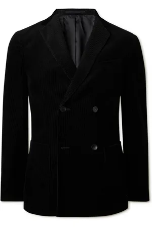 Mr P. Double Breasted Cotton and Cashmere-Blend Corduroy Blazer - Men - - 44