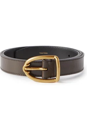 TOM FORD 3.5cm Reversible Full-Grain Leather Belt for Men