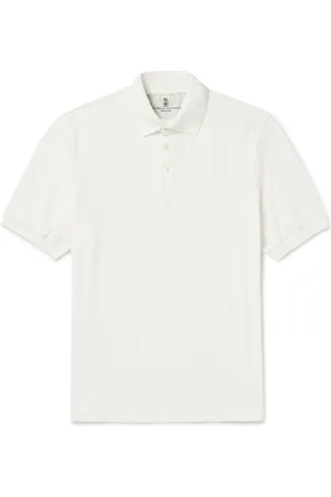 Brunello Cucinelli Slim-Fit Cotton-Piqué Polo Shirt - Men - - S