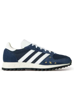 adidas Pop Trading Co TRX Suede-Trimmed Mesh Sneakers - Men - - UK 5.5