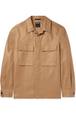Ermenegildo Zegna Linen-Canvas Overshirt - Men - - XL