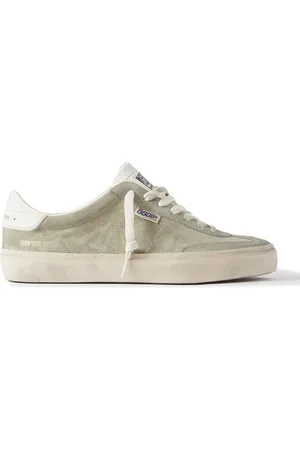 Golden Goose Soul-Star Distressed Leather-Trimmed Suede Sneakers - Men - - EU 39
