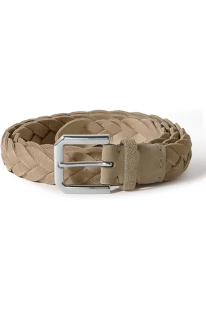 Brunello Cucinelli 3cm Braided Suede Belt - Men - - EU 100