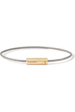 Le Gramme 6g 18-Karat , Titanium and Silver Bracelet - Men - - 17