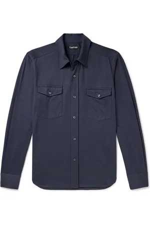 Tom Ford Silk and Cotton-Blend Shirt - Men - - IT 50