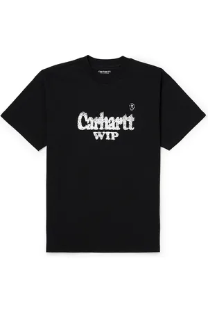 CARHARTT WIP Liquid Script Slim-Fit Logo-Print Cotton-Jersey T