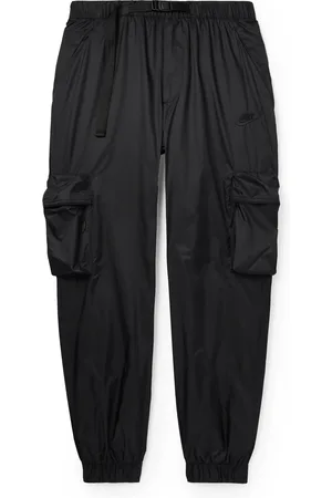 Nike - Solo Swish Tapered Logo-Embroidered Shell Track Pants