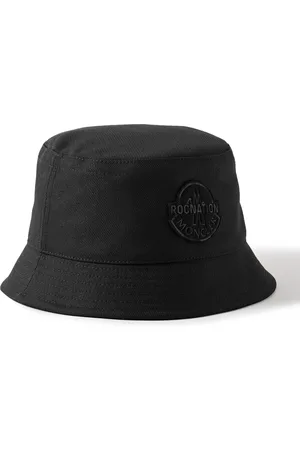 Valentino Garavani Vlogo Signature Silk Bucket Hat Man Black 59