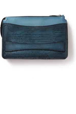 Berluti Neo Venezia Scritto Leather Wallet - Men