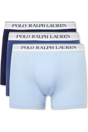 POLO RALPH LAUREN Three-Pack Stretch-Cotton Boxer Briefs for Men