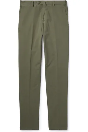 Loro Piana Slim-Fit Stretch-Cotton Trousers - Men - - IT 56