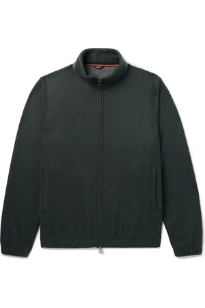 Loro Piana Cashmere Zip-Up Sweater - Men - - XXL