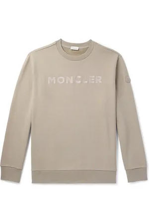Moncler Logo-Embroidered Cotton-Jersey Sweatshirt - Men - - S