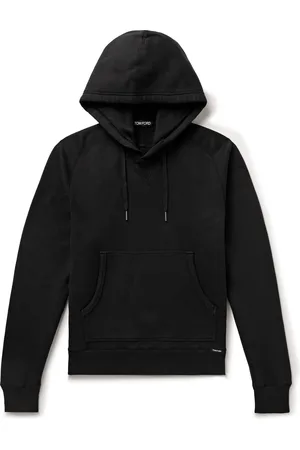 Tom Ford Garment-Dyed Cotton-Jersey Hoodie - Men - - IT 48