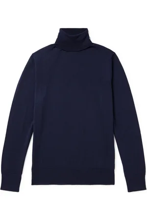 Mr P. Slim-Fit Merino Wool Rollneck Sweater - Men - - S