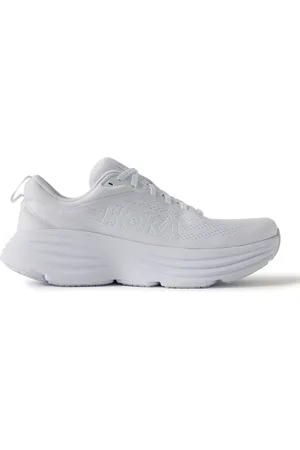 Hoka One One Bondi 8 Rubber-Trimmed Mesh Running Sneakers - Men - - US 9.5