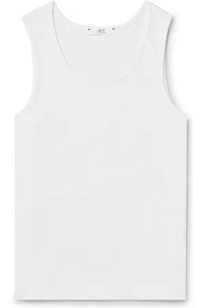 Mr P. Ribbed Stretch-Cotton Jersey Tank Top - Men - - XXL