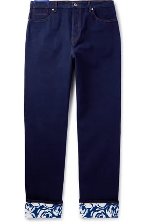 BURBERRY London Men's Navy Cotton Chino Pants Sport Line Trousers