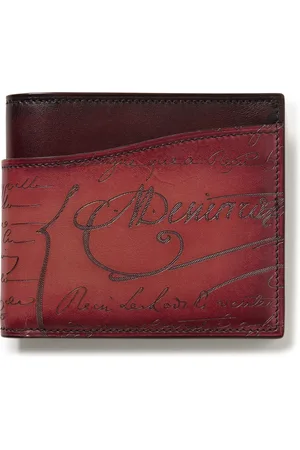 Berluti Makore Neo Scritto Venezia Leather Bifold Wallet - Men