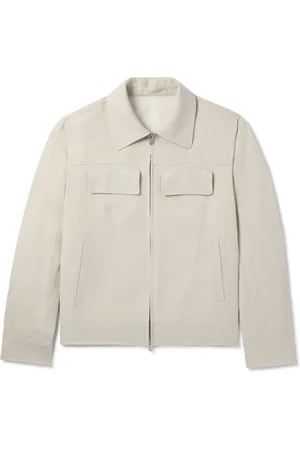 CELINE HOMME Jackson Logo-Appliquéd Wool-Blend Varsity Jacket for Men