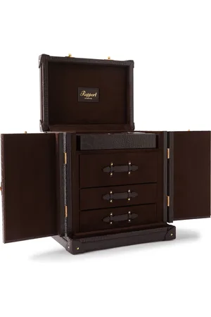 Rapport London Brompton Croc-Effect Leather Accessory Trunk - Men