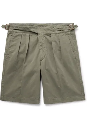 THOM SWEENEY Stretch-Cotton Twill Chino Shorts for Men