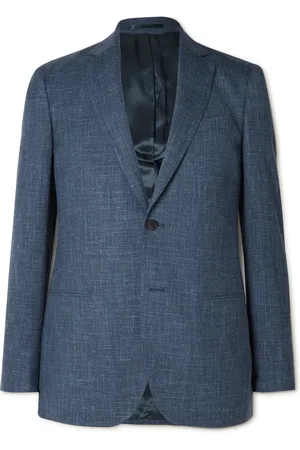 Mr P. Virgin Wool, Silk and Linen-Blend Suit Jacket - Men - - 48