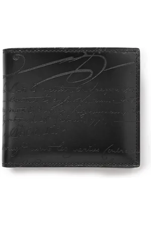 Berluti Makore Scritto Venezia Leather Billfold Wallet - Men