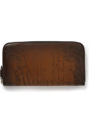 Berluti Itauba Scritto Venezia Leather Travel Wallet - Men